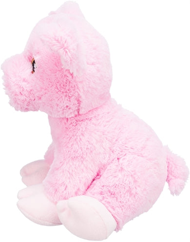 Trixie Sein Öko Schweinchen Edison Plüsch Recycelt Rosa 24 CM