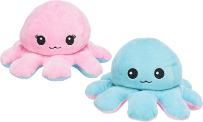 Trixie Krake Wendeplüsch Rosa / Hellblau 19 CM