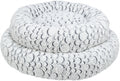 Trixie Katzenkorb Mila Rund Plüsch Weiss/Grau 50X50 CM