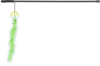 Trixie Mit Rasselkugel Und Feder Kunststoffsortiment 46 CM