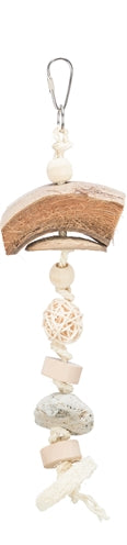 Trixie Natur Spielzeug Kokosnuss / Rattan / Lavastein Natur 35 CM