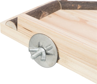 Trixie Mit Sitzstangen Holz Natur 19X19 CM