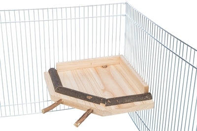 Trixie Mit Sitzstangen Holz Natur 19X19 CM