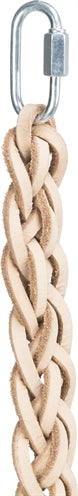 Trixie Schnürsenkel Leder Mit Holzperlen Natur 50 CM