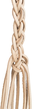 Trixie Schnürsenkel Leder Mit Holzperlen Natur 50 CM
