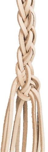 Trixie Schnürsenkel Leder Mit Holzperlen Natur 50 CM