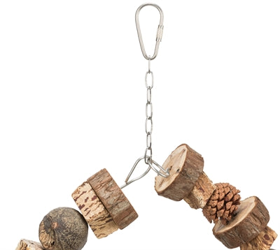 Trixie Schaukel Holz / Tannenzapfen Natur 18X18 CM