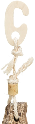 Trixie Natürliches Spielzeug Mahagoni/Muscheln 26 CM