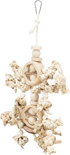Trixie Naturspielzeug Bananenblatt / Holz / Luffa 42 CM