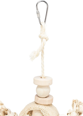 Trixie Naturspielzeug Bananenblatt / Holz / Luffa 42 CM