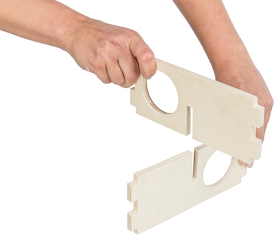 Trixie Nagetierhaus 3 Zimmer Unbehandeltes Holz Natur