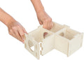 Trixie Nagetierhaus 3 Zimmer Unbehandeltes Holz Natur