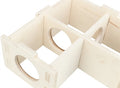 Trixie Nagetierhaus 3 Zimmer Unbehandeltes Holz Natur