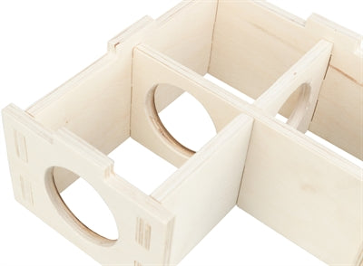 Trixie Nagetierhaus 3 Zimmer Unbehandeltes Holz Natur