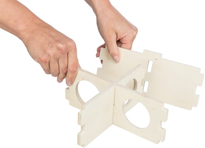 Trixie 4 Zimmer Unbehandeltes Holz Natur