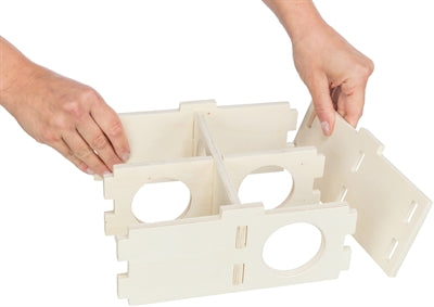 Trixie 4 Zimmer Unbehandeltes Holz Natur