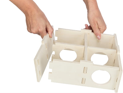 Trixie 4 Zimmer Unbehandeltes Holz Natur