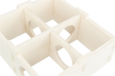 Trixie 4 Zimmer Unbehandeltes Holz Natur