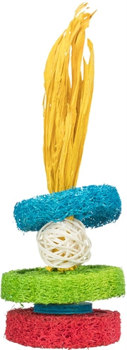 Trixie Mit Rattankugel Und Holzscheibe Natur 6X6X20 CM