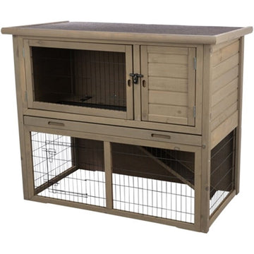 Trixie Natura Nagerhaus Mit Auslauf Grau-Grün 116X63X97 CM