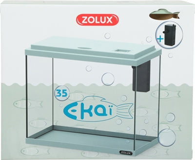 Zolux Aquarium Ekaï 35 Grün 18 LTR. 35X18X28 CM