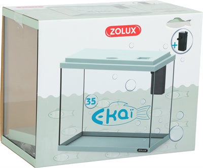 Zolux Aquarium Ekaï 35 Grün 18 LTR. 35X18X28 CM