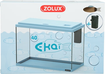 Zolux Aquarium Ekaï 40 Blau 24 LTR. 40X20X28 CM