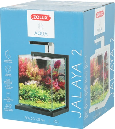 Zolux Aquarium Kit Jalaya 2 Anthrazit 10 LTR 20X20X25 CM