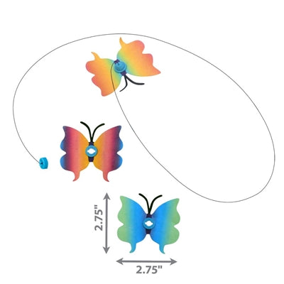 Kong Teaser Purrsuit Schmetterling Ersatzsatz 9X0.5X22.5 CM