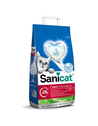 Sanicat 7 Days Aloe Vera Katzenstreu 4 LTR