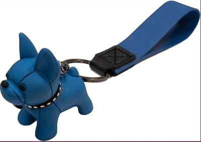 Croci Schlüsselanhänger Bulldogge Blau 4,5 CM