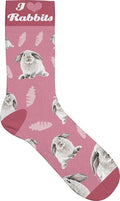 Plenty Gifts Socken Kaninchen Rosa