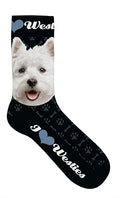 Plenty Gifts Socken Westie Schwarz