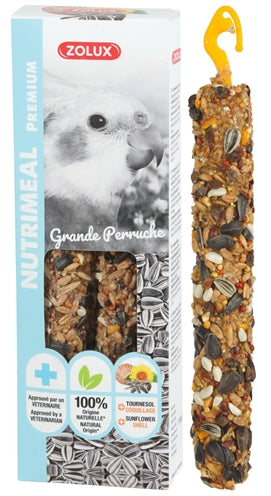 Zolux Nutrimeal Stick Grosssittich/Papagei Sonnenblumenkerne 110 GR 2 ST