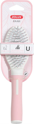Zolux Anah Brush Slicker / Soft Pink / Weiss 5,5X3,5X26,5 CM