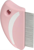 Zolux Anah Flohkamm Rund Rosa/Weiss 6X1.5X8.5 CM