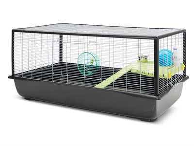 Savic Hamsterkäfig Hamster Plaza 120 Grau 118X64X52 CM