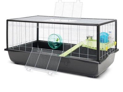 Savic Hamsterkäfig Hamster Plaza 120 Grau 118X64X52 CM