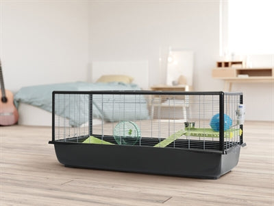 Savic Hamsterkäfig Hamster Plaza 120 Grau 118X64X52 CM