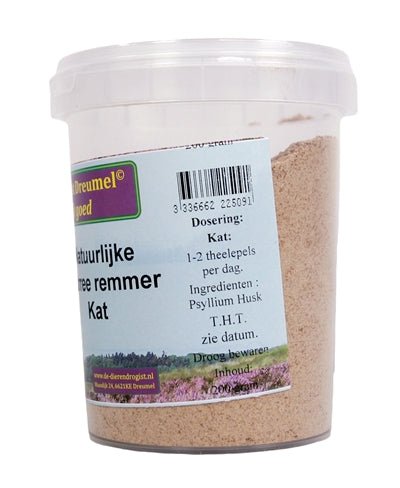 Dierendrogist Natürlicher Durchfallhemmer Katze 200 GR