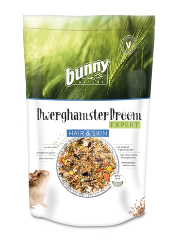 Bunny Nature Zwerghamster Traum Experte Haar &amp; Haut 500 GR