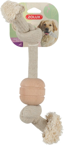Zolux Wild Mix Seil Mit Holz 2 Knoten 34,5X11X6,4 CM
