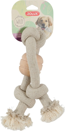 Zolux Wild Mix Seil Mit Holz 3 Knoten 24,5X5,5X26 CM
