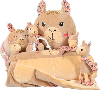 Zolux Chiquitos Plüsch Lama Kuscheldecke Recycelt 28X17.5X9.2 CM
