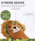 Outward Hound Xtreme Seamz Lion 17X11X5 CM