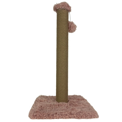 Foeiii Kratzbaum Plüsch Rosa 39X39X80 CM