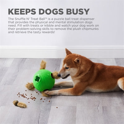 Outward Hound Nina Ottosson Hund Snuffle N' Treat Ball Grün 16X16X16 CM