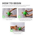 Outward Hound Nina Ottosson Hund Snuffle N' Treat Ball Grün 16X16X16 CM