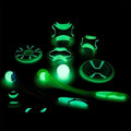 Chuckit Max Glow Ultra Squeeker Ball Grün 6 CM