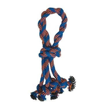 Happy Pet Multi Tugger Floss Rope Blau/Orange 39X13X8 CM